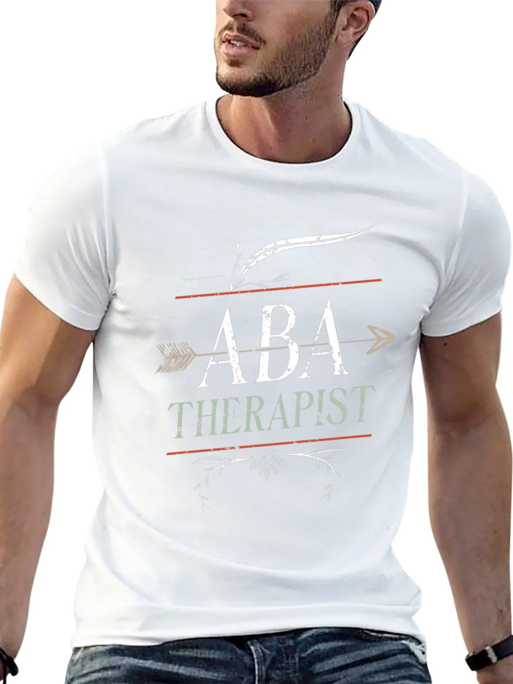 ABA Therapist Arrow T-Shirt - Unisex Cotton Tee product image 12