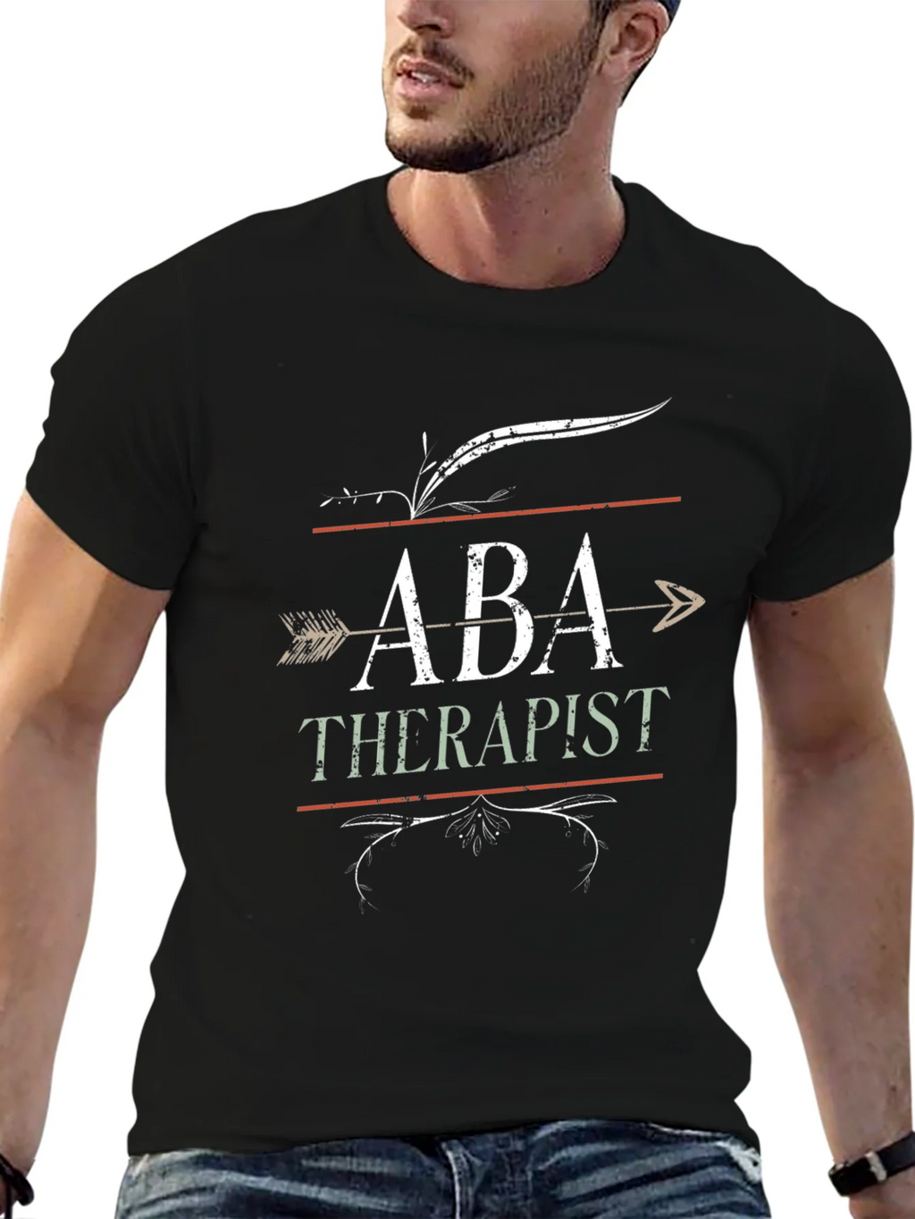 ABA Therapist Arrow T-Shirt - Unisex Cotton Tee product image 6