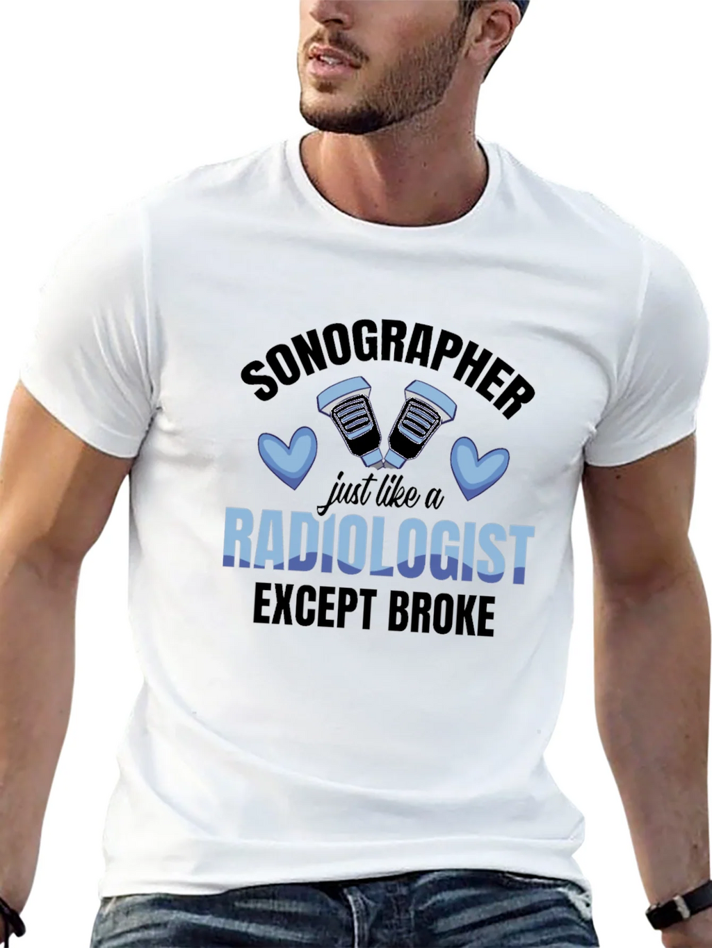 Sonographer Radiologist Except Broke T-Shirt product image 12