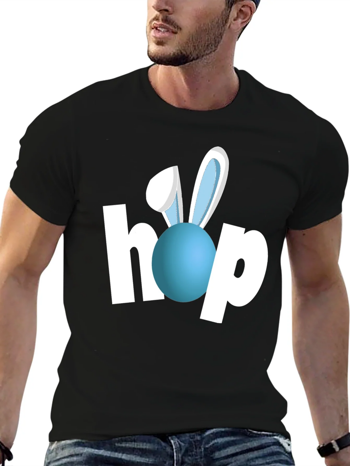 Easter Hop Bunny T-Shirt - Festive Holiday Apparel product image 6