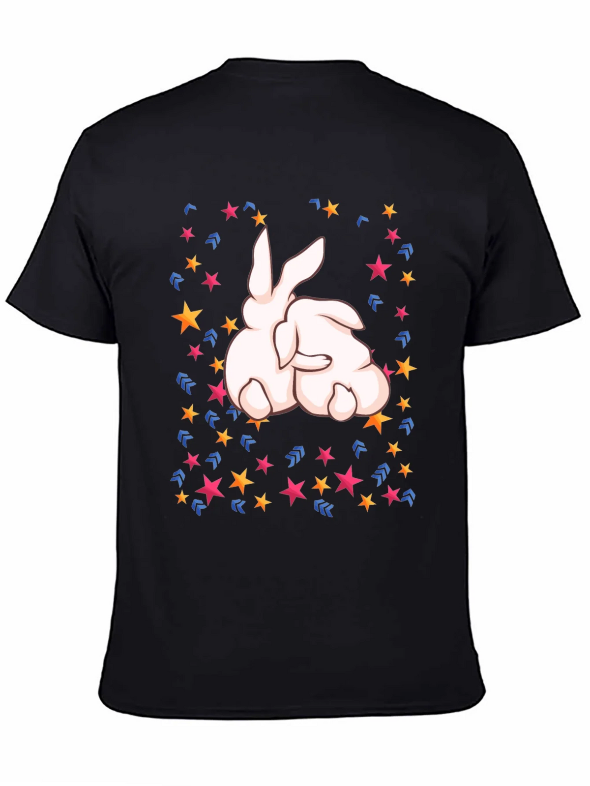 Bunny Star Black T-Shirt product image 4
