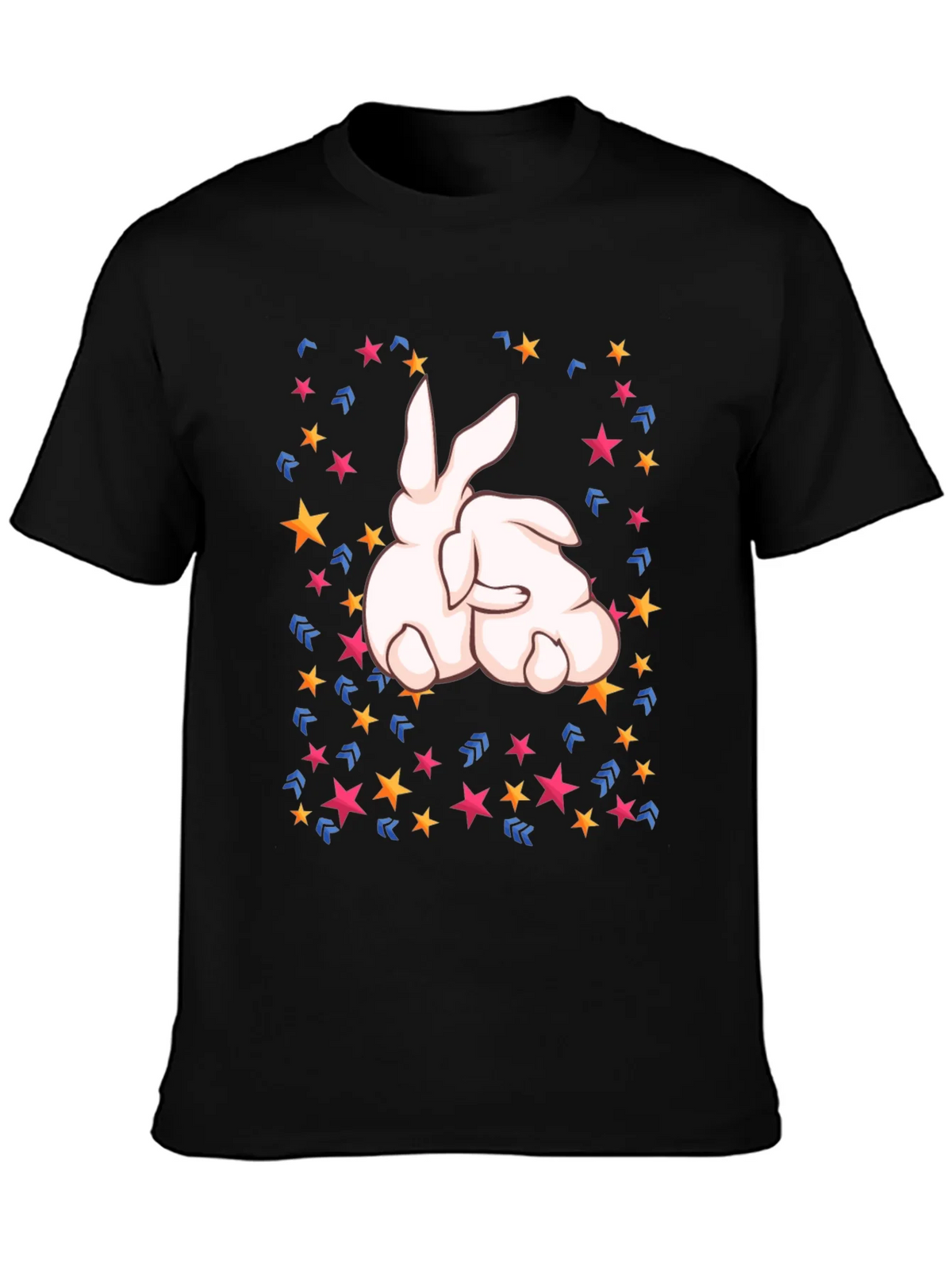 Bunny Star Black T-Shirt product image 3