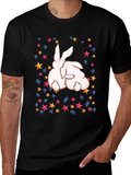 Bunny Star Black T-Shirt product image 1