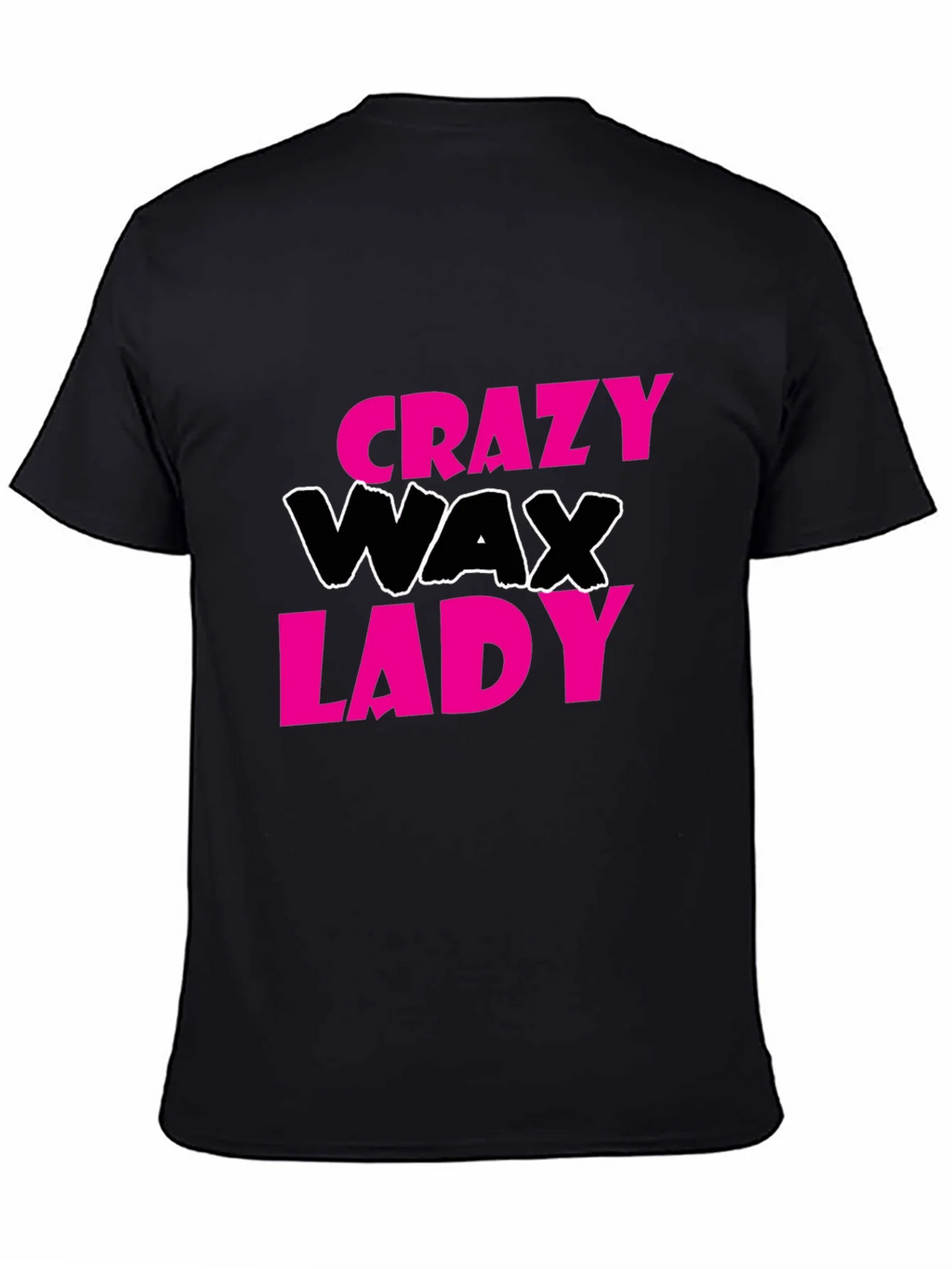 Crazy Wax Lady Graphic Tee - Black T-Shirt product image 4