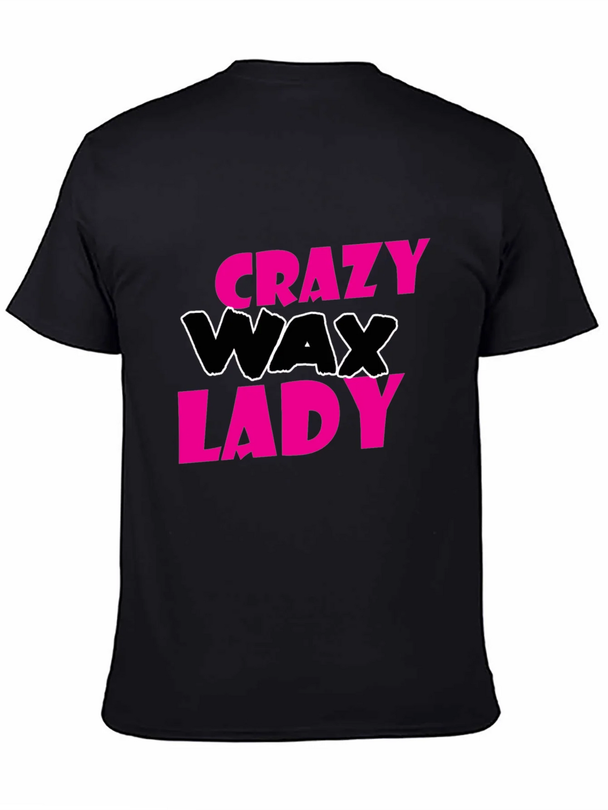 Crazy Wax Lady Graphic Tee - Black T-Shirt product image 4