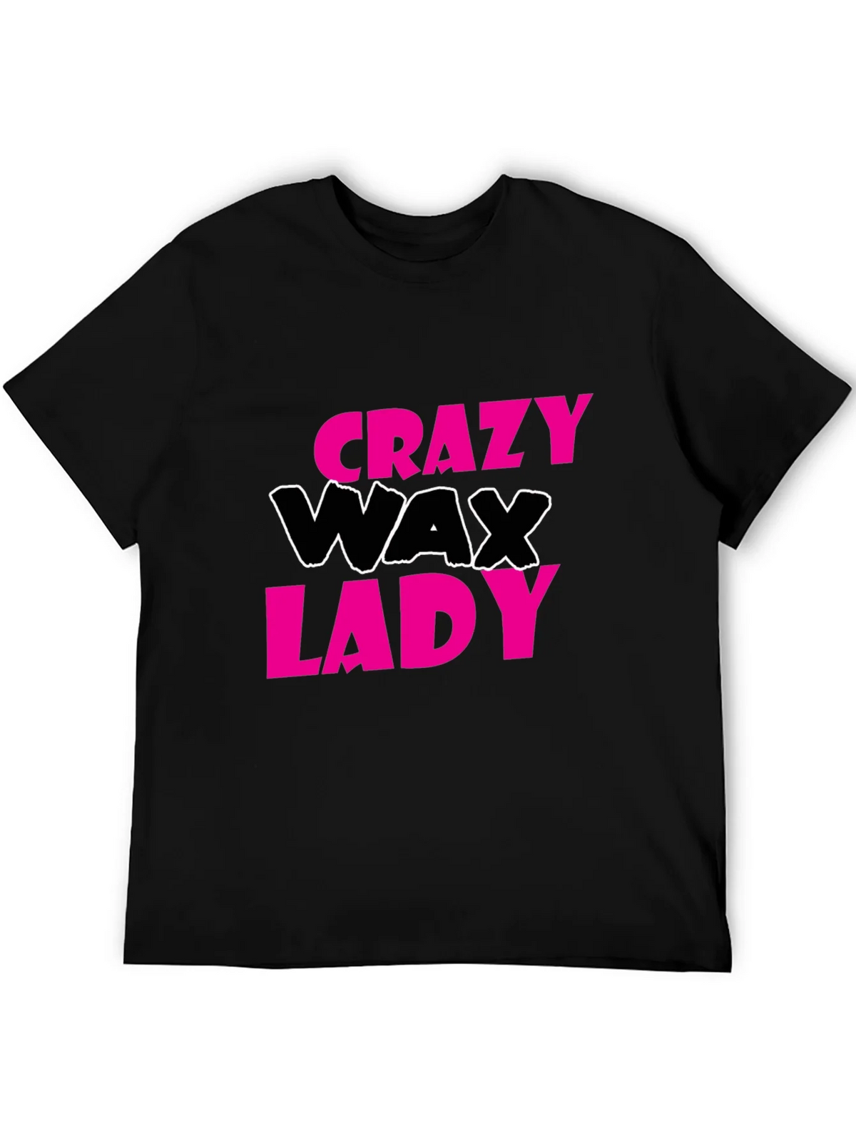 Crazy Wax Lady Graphic Tee - Black T-Shirt product image 5