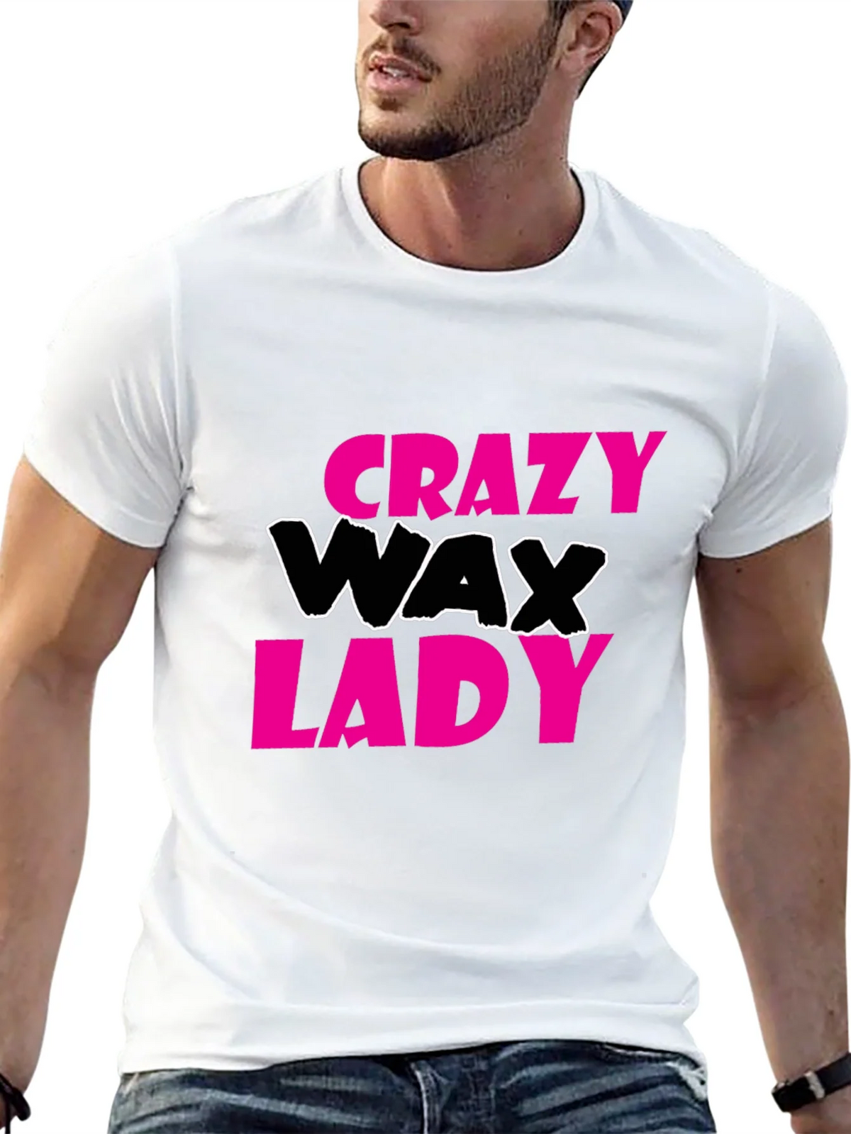 Crazy Wax Lady Graphic Tee - Black T-Shirt product image 12