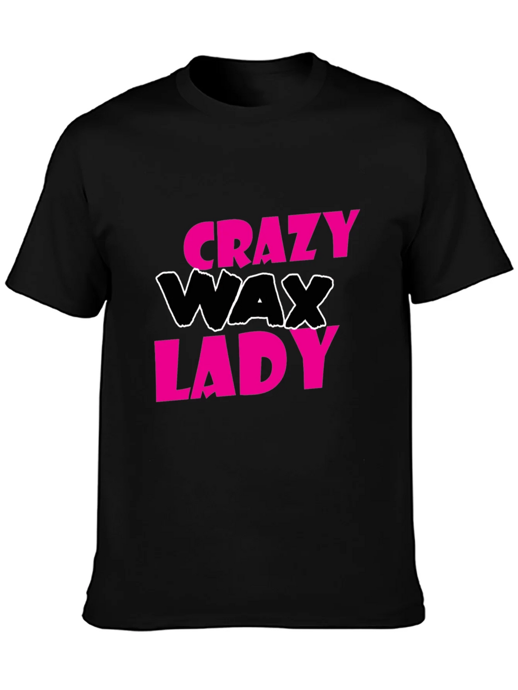 Crazy Wax Lady Graphic Tee - Black T-Shirt product image 3