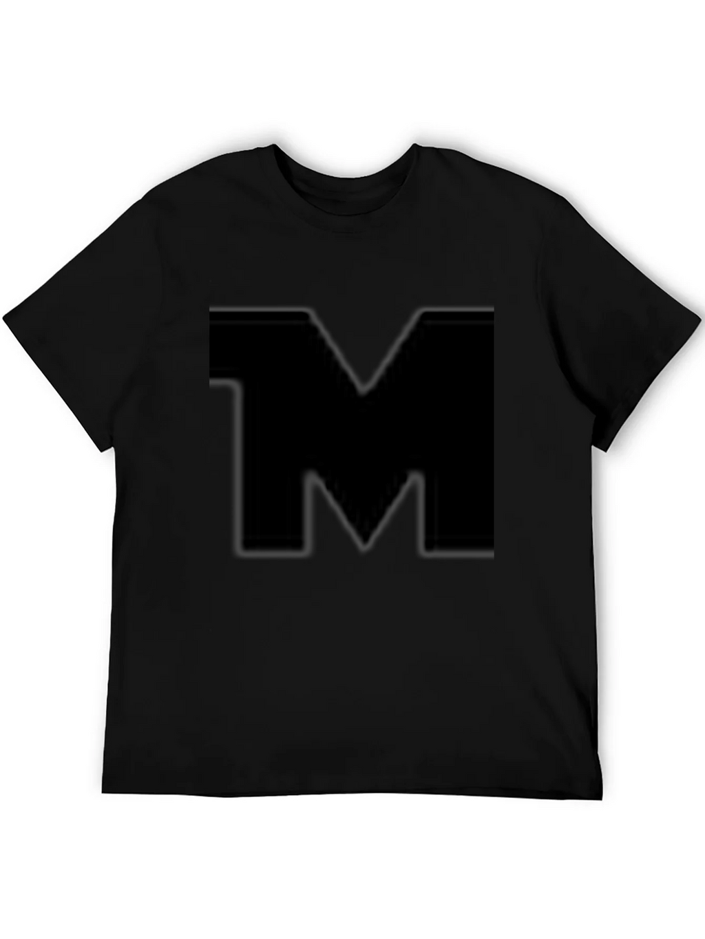 Bold M Black T-Shirt - Stylish Casual Wear product image 5