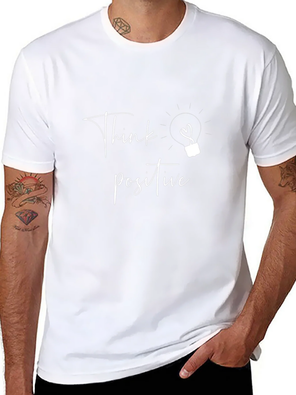 Think Positive Graphic Tee product image 2