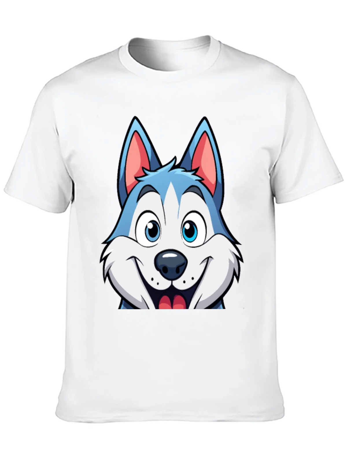Cartoon Husky Graphic Tee - Soft Cotton Blend product image 9