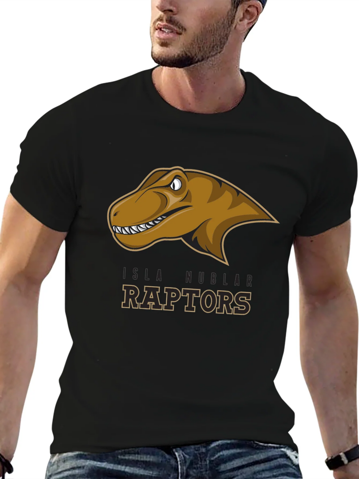 Isla Nublar Raptors Black T-Shirt product image 2