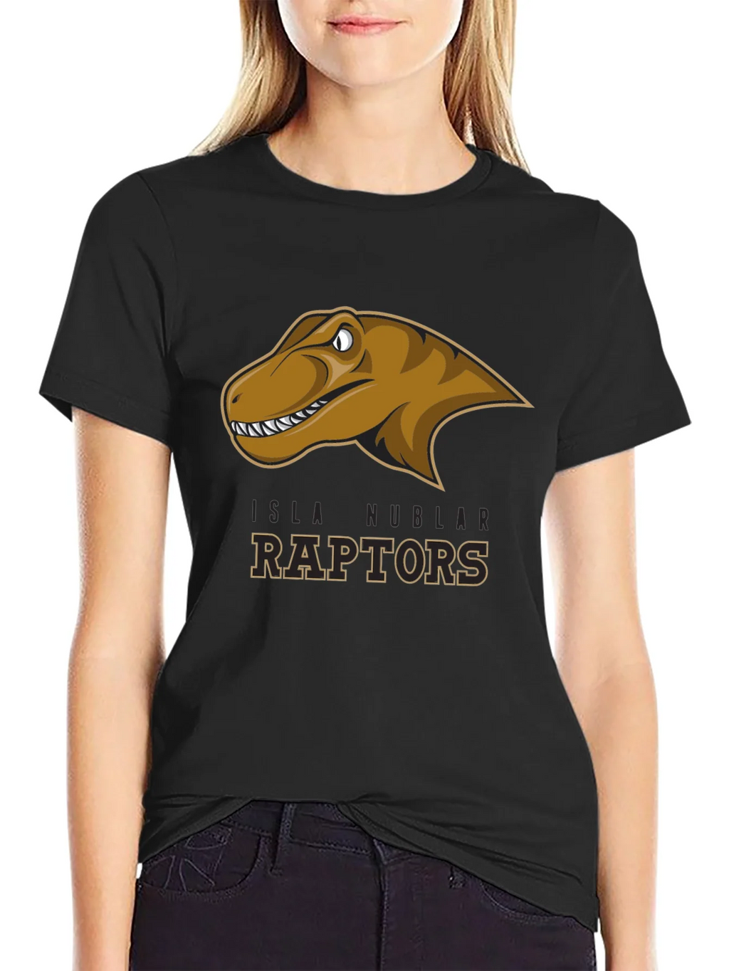 Isla Nublar Raptors Black T-Shirt product image 1