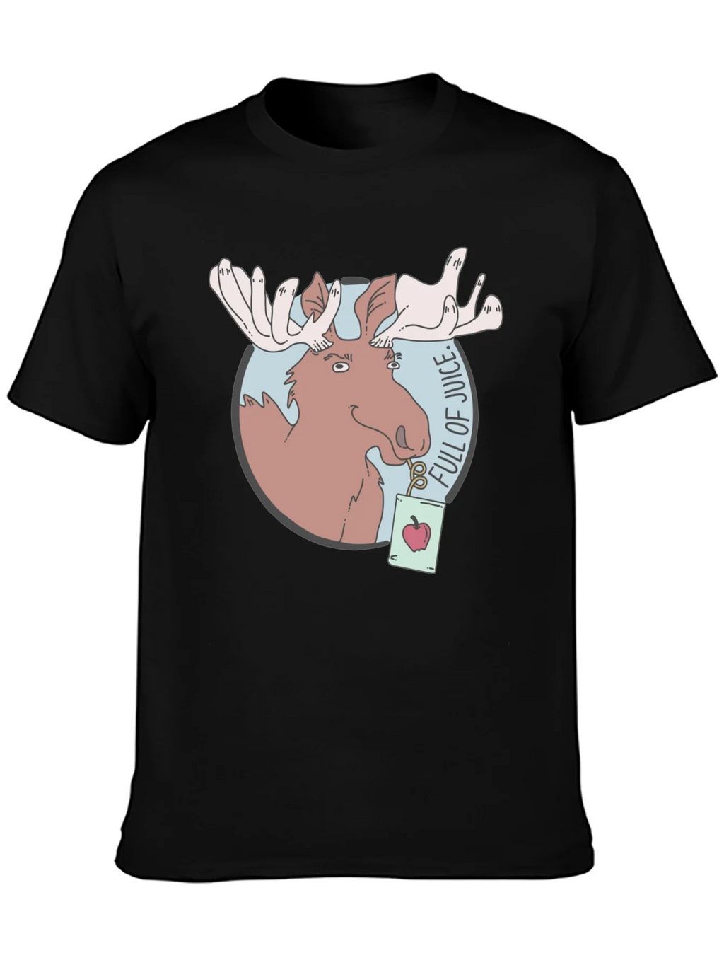 Moose Juice T-Shirt - Funny Cartoon Graphic Tee product image 1