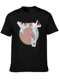Moose Juice T-Shirt - Funny Cartoon Graphic Tee product image 1