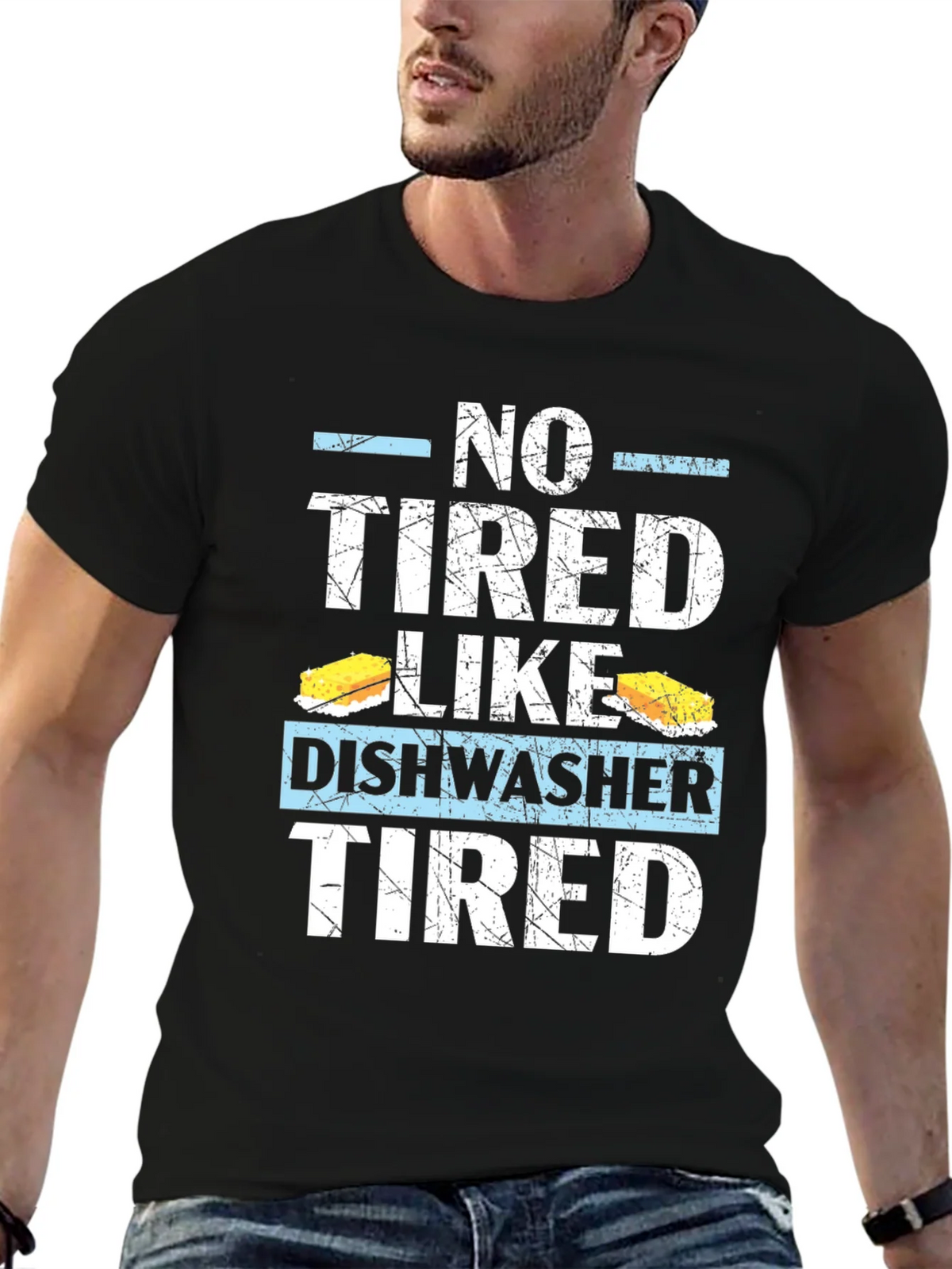 Dishwasher Tired T-Shirt: Humorous Job Apparel product image 1