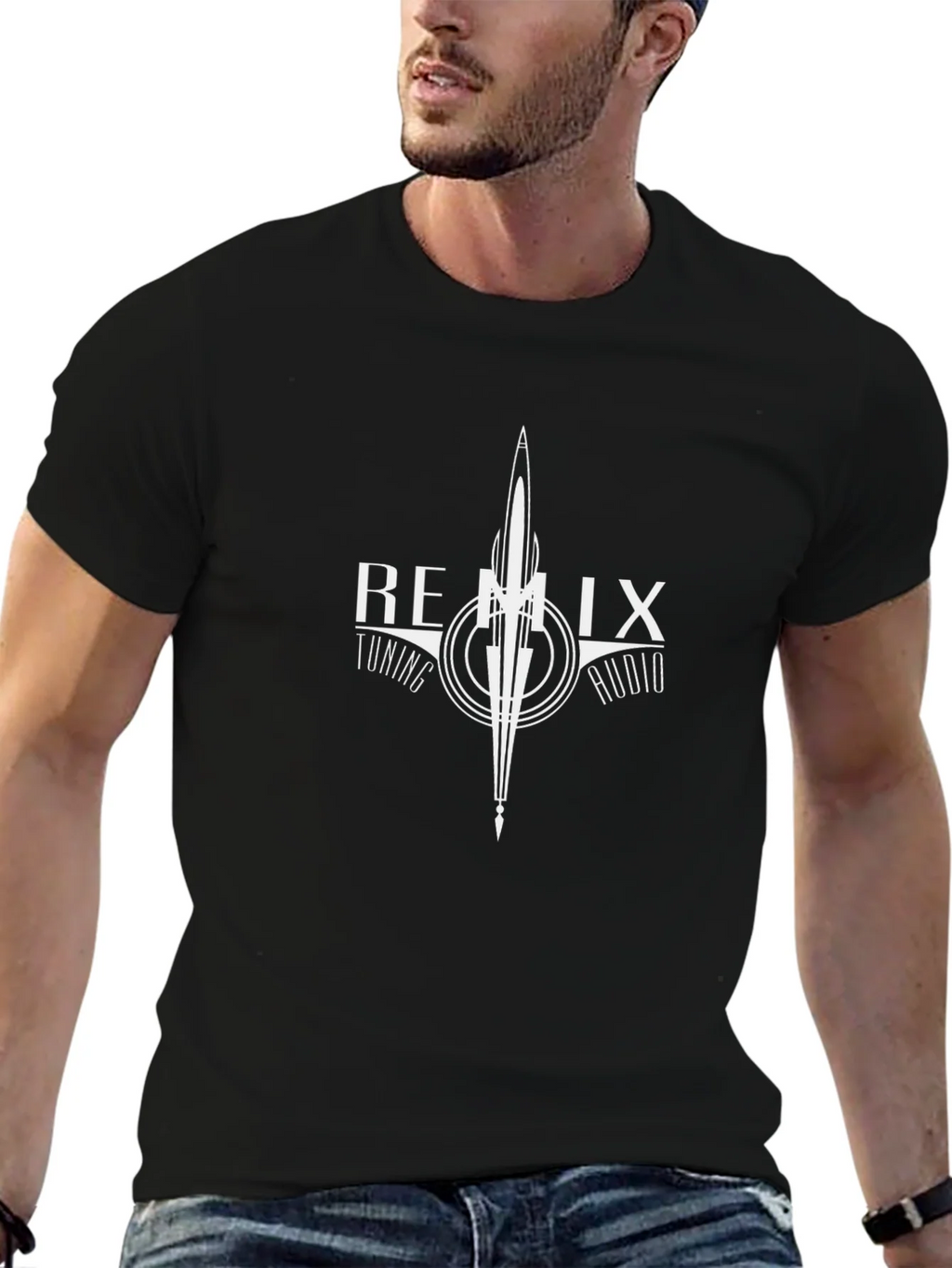 Remix Tuning Audio Black T-Shirt product image 6