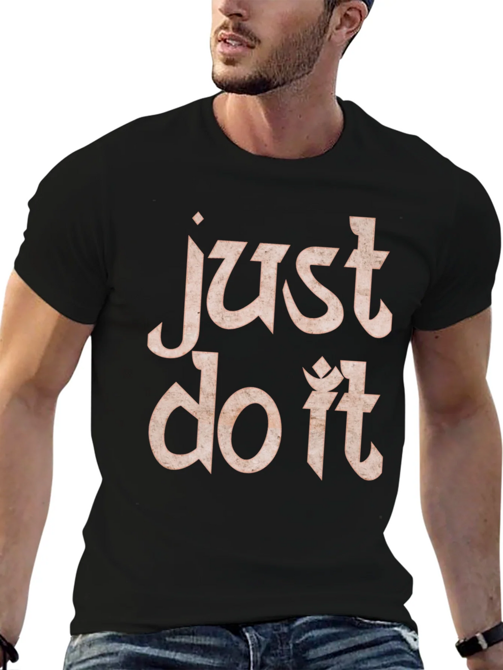 Just Do It Black Graphic Tee product image 6