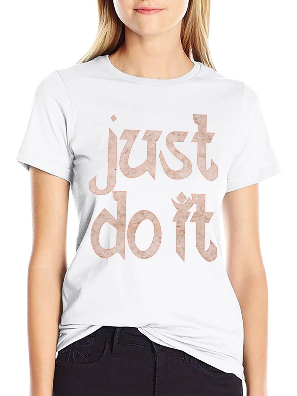 Just Do It Black Graphic Tee product image 8