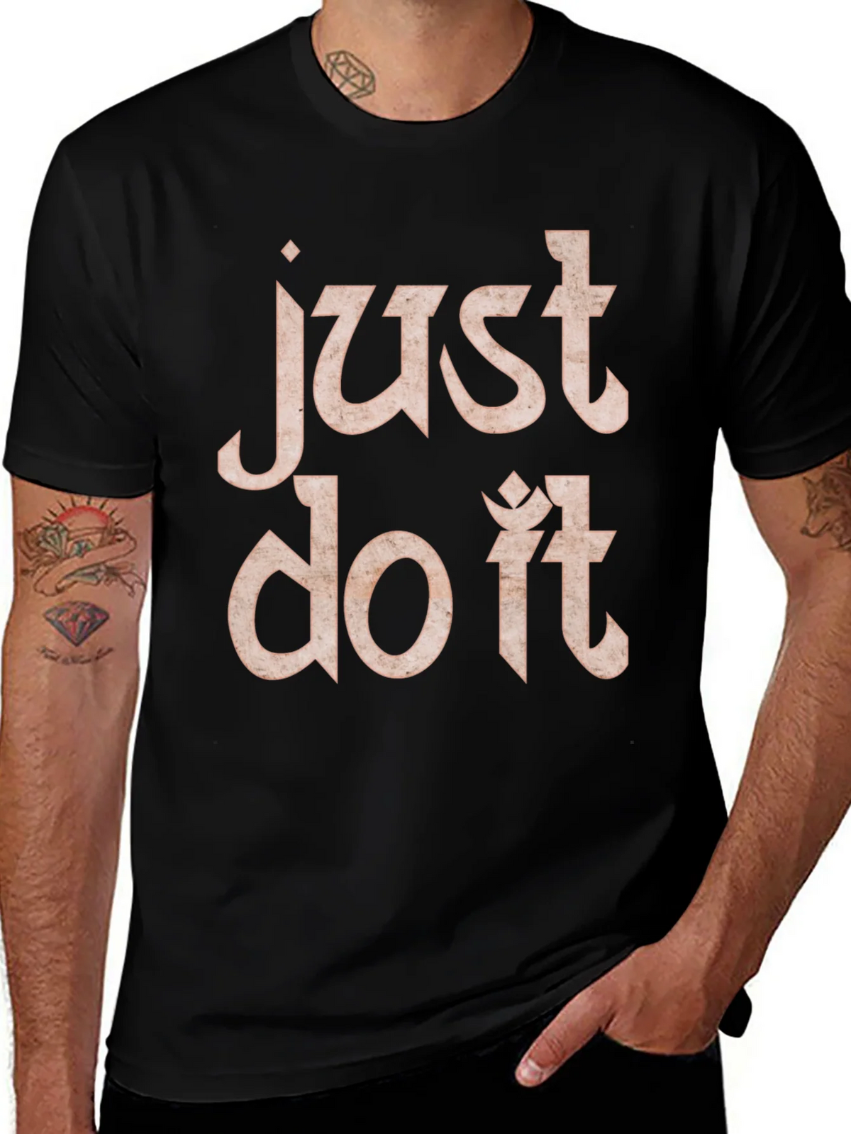 Just Do It Black Graphic Tee product image 1