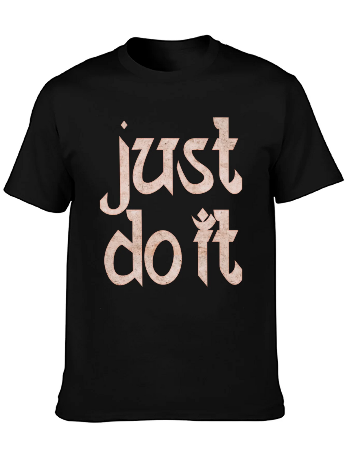 Just Do It Black Graphic Tee product image 3
