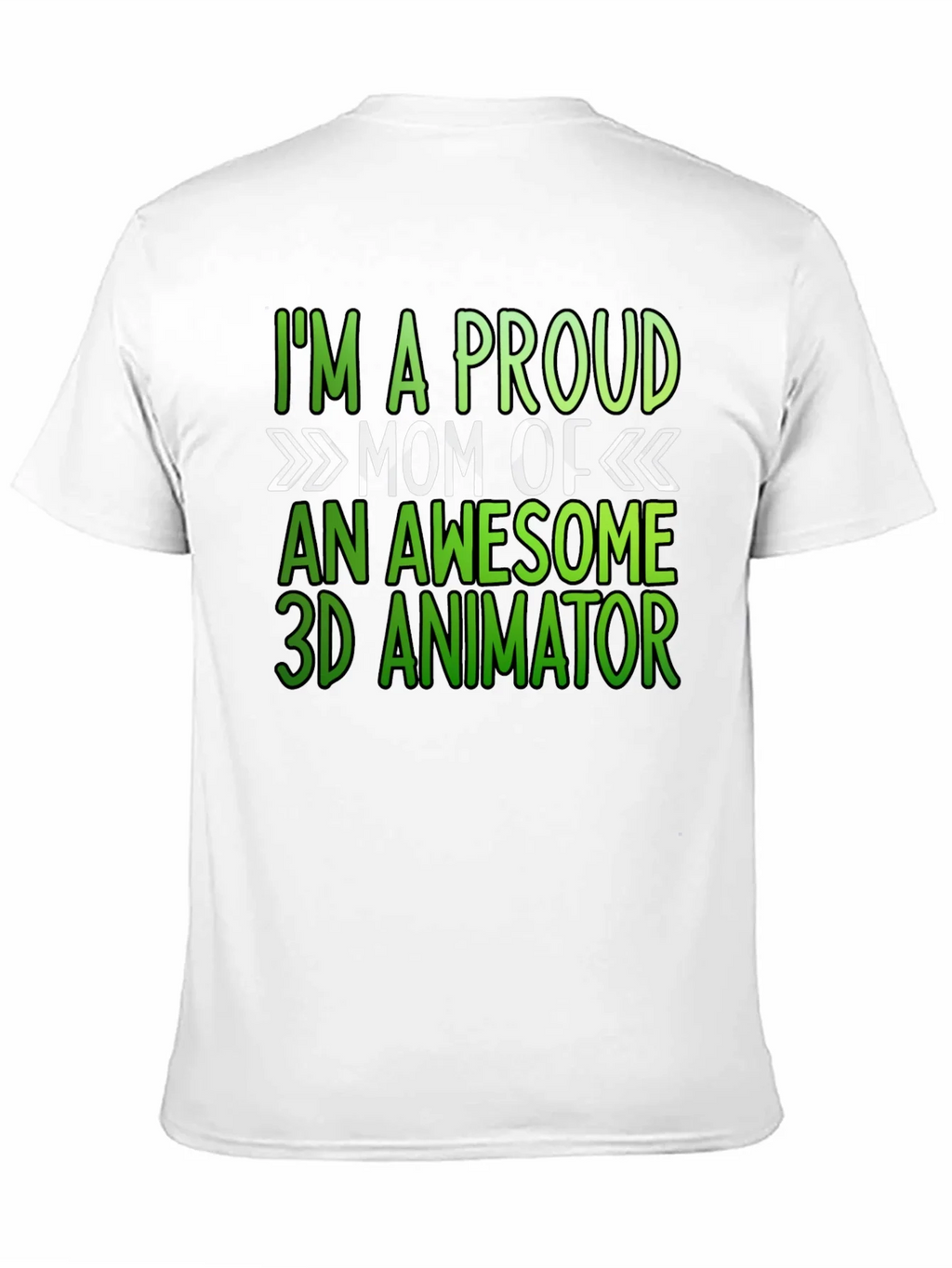 Proud Mom 3D Animator Graphic Tee product image 4