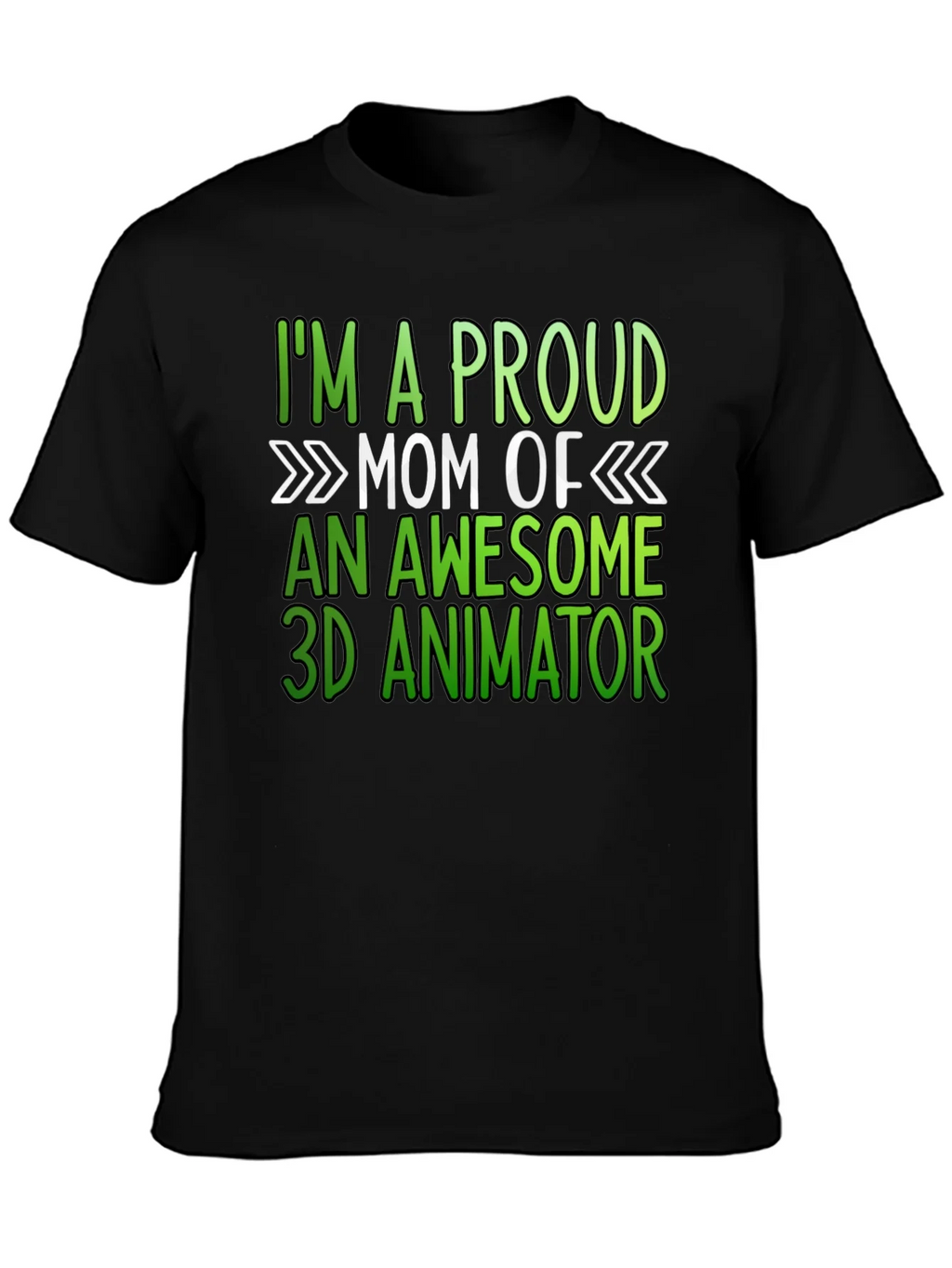 Proud Mom 3D Animator Graphic Tee product image 1
