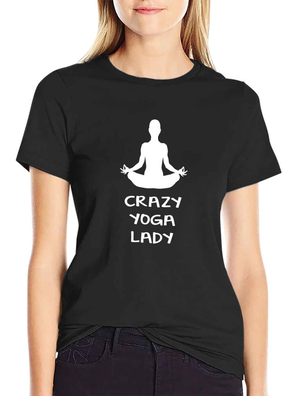 Crazy Yoga Lady Graphic Tee - Unisex product image 2