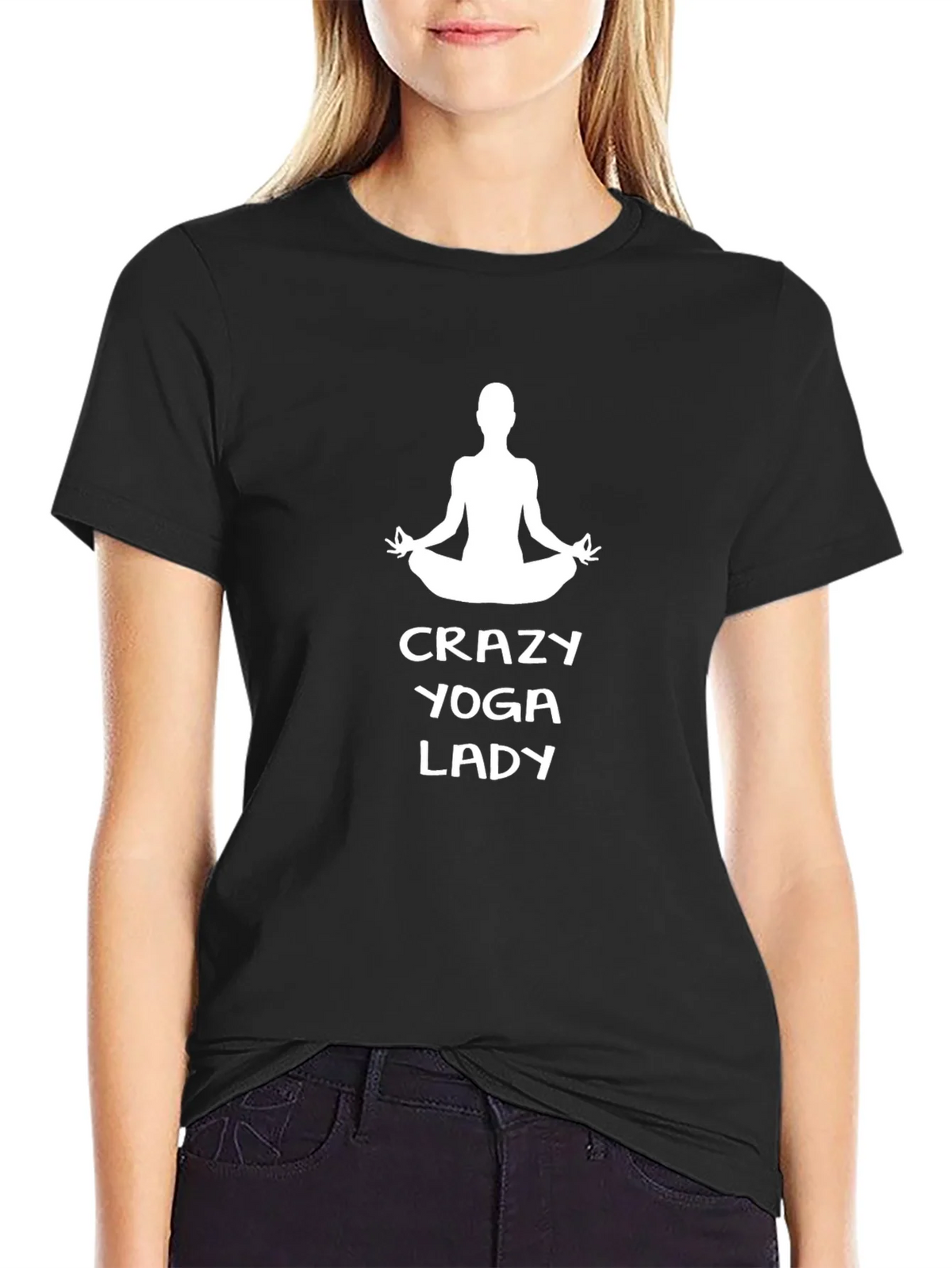 Crazy Yoga Lady Graphic Tee - Unisex product image 2