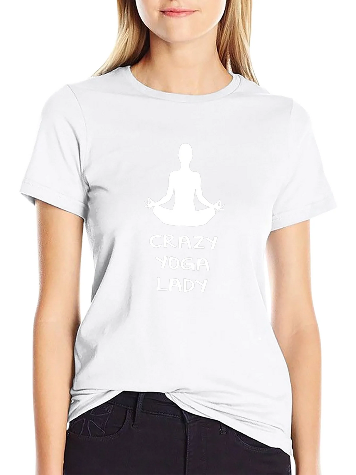 Crazy Yoga Lady Graphic Tee - Unisex product image 8