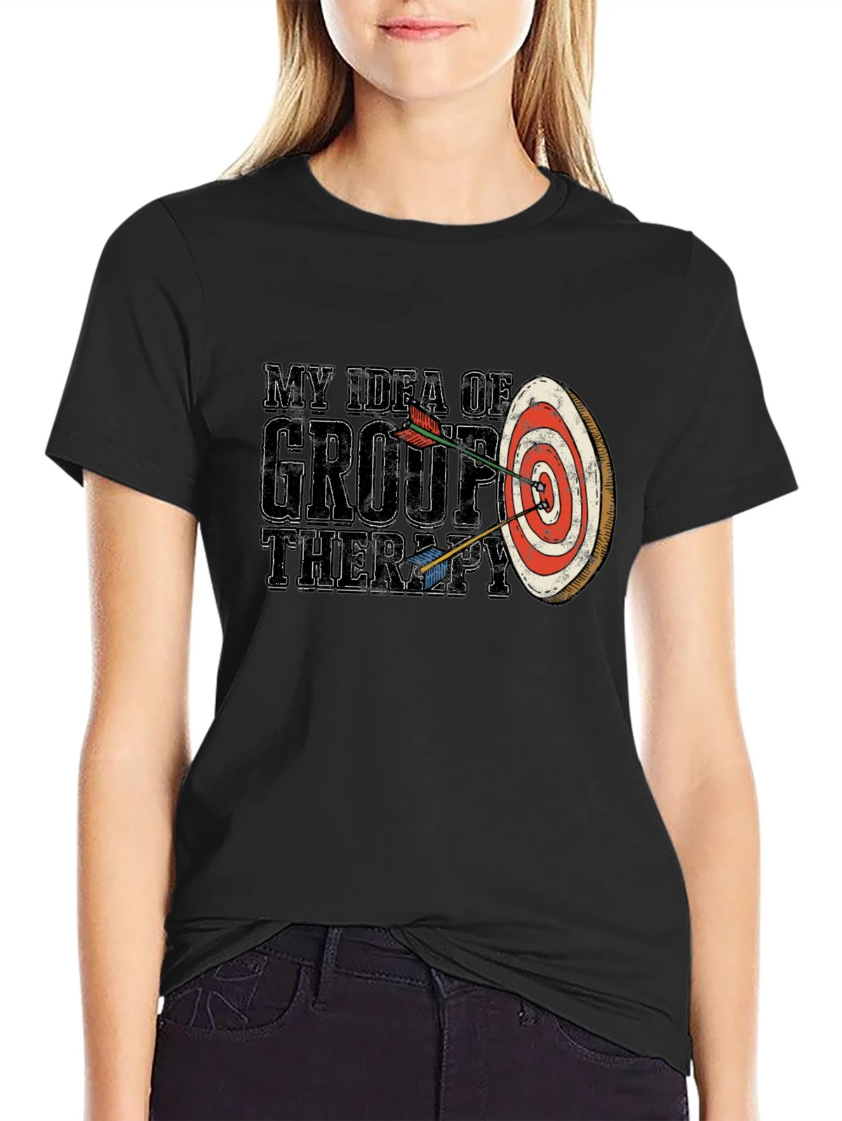 My Idea of Group Therapy T-Shirt Funny Archery product image 2