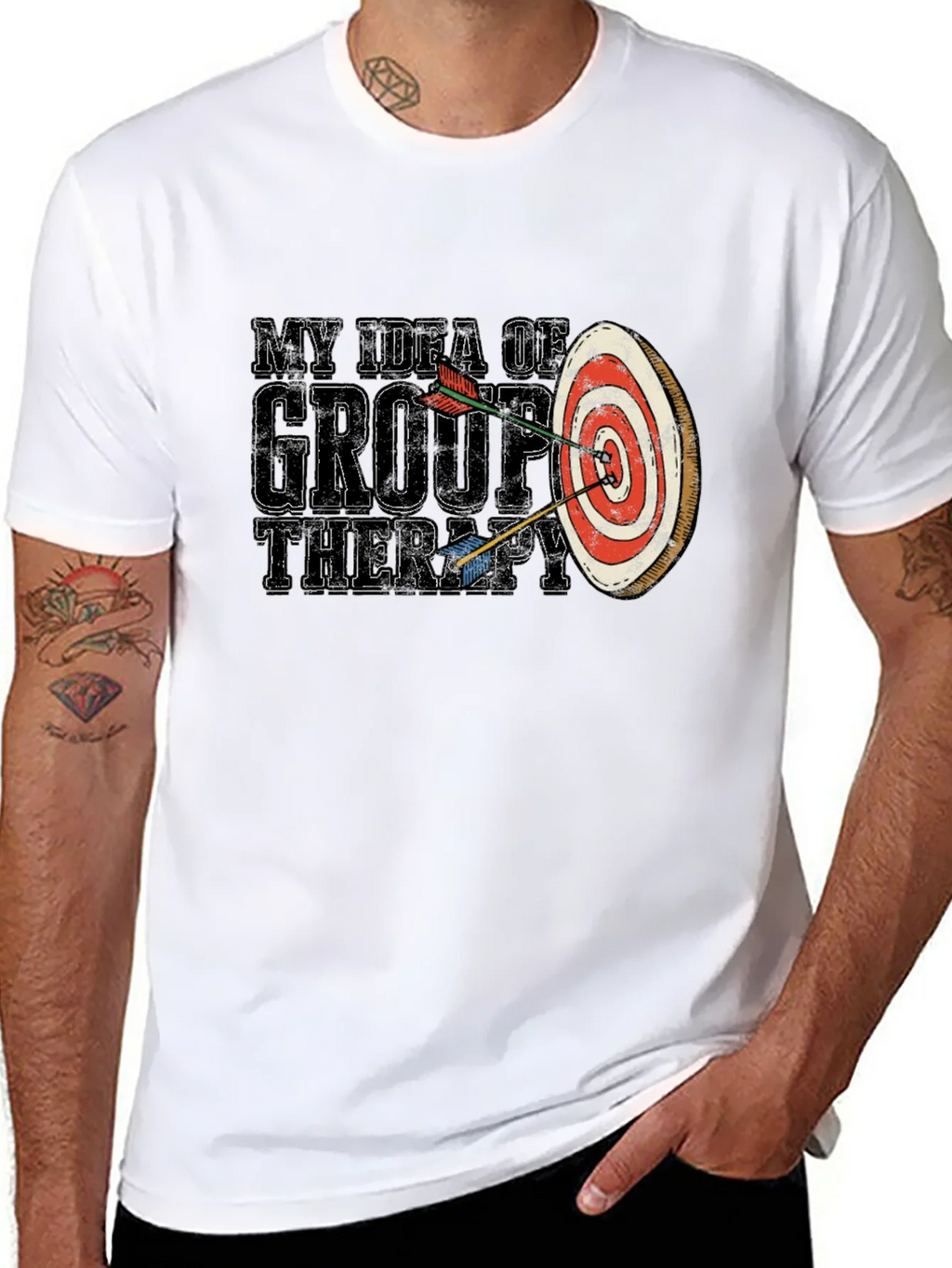 My Idea of Group Therapy T-Shirt Funny Archery product image 4