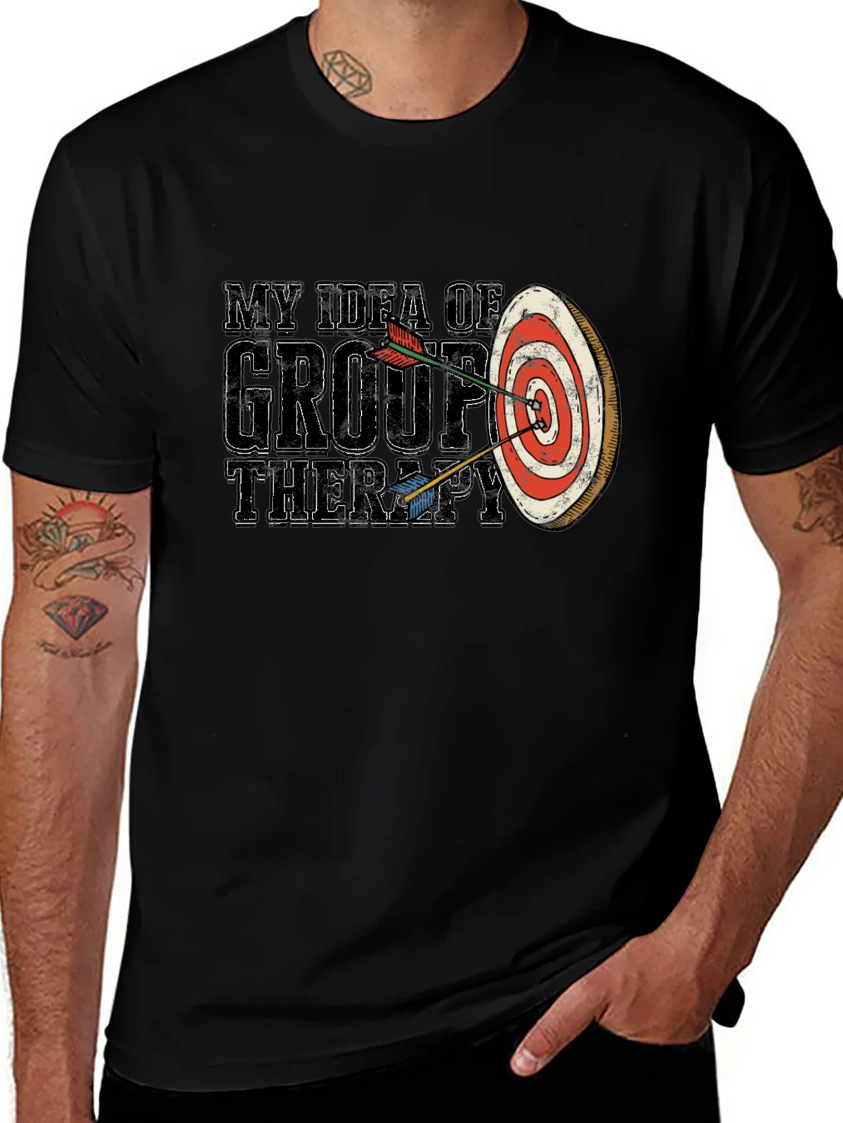 My Idea of Group Therapy T-Shirt Funny Archery product image 1