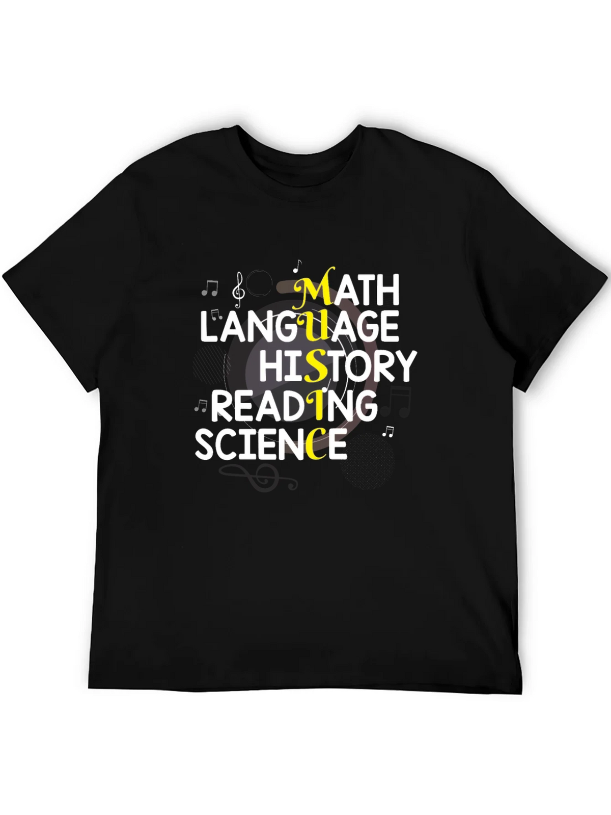 School Subject Graphic T-Shirt - Math Science and More! product image 1