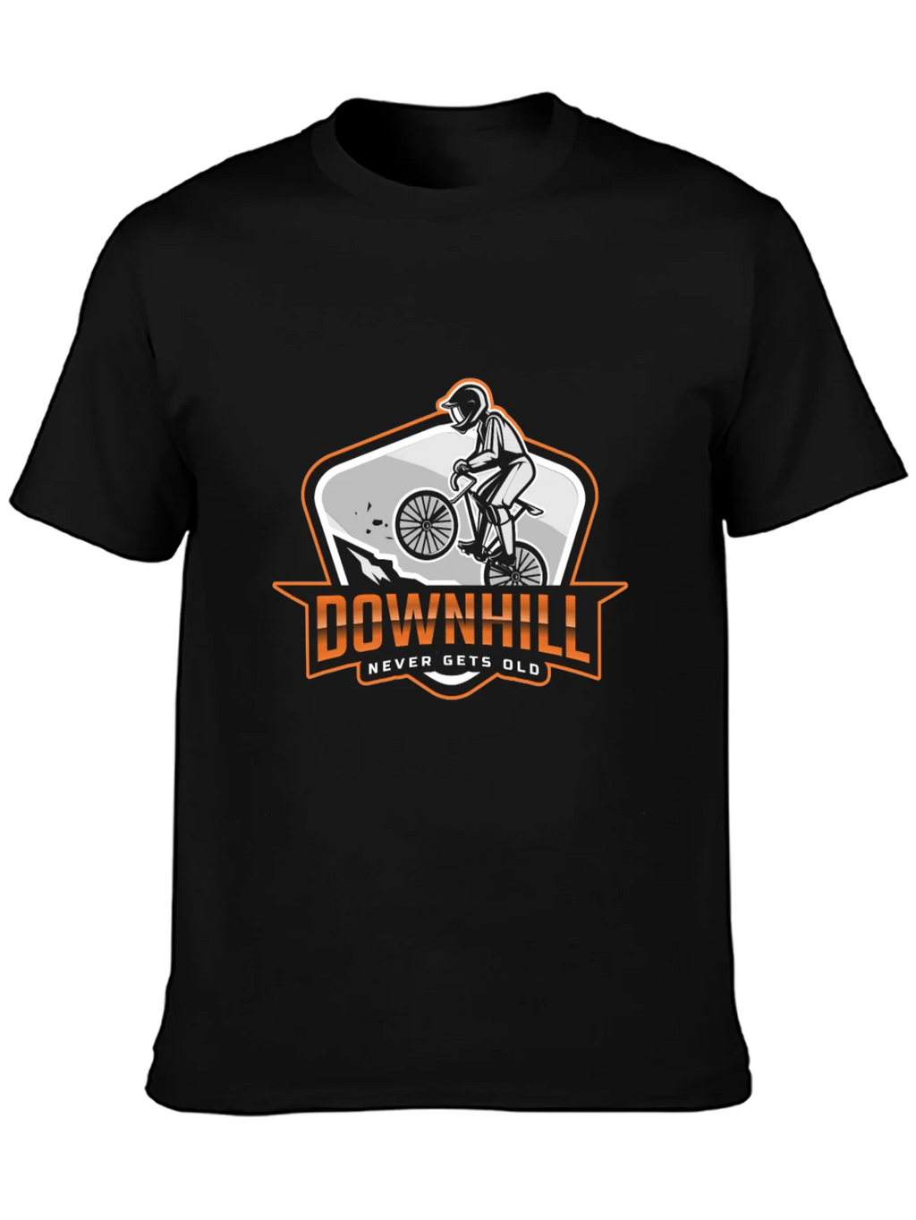 Downhill Biker Graphic T-Shirt - Never Gets Old product image 3