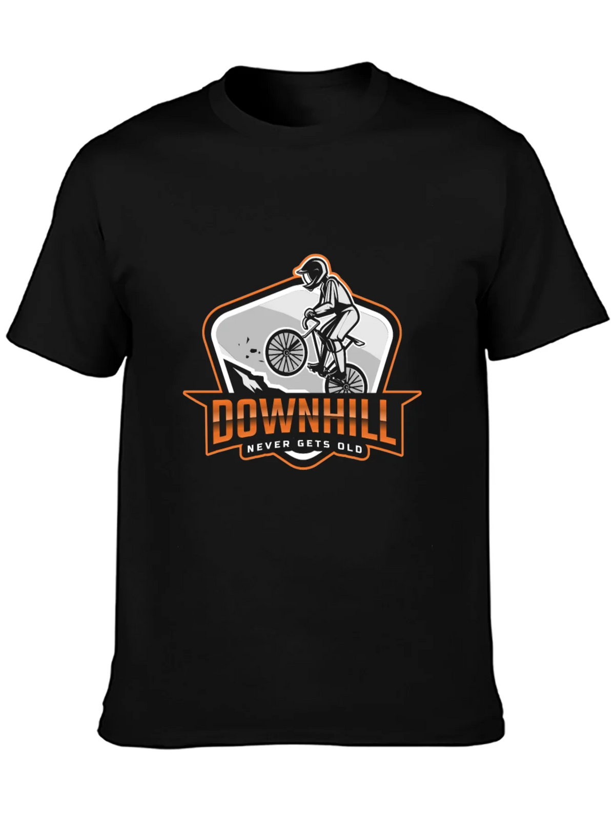 Downhill Biker Graphic T-Shirt - Never Gets Old product image 3