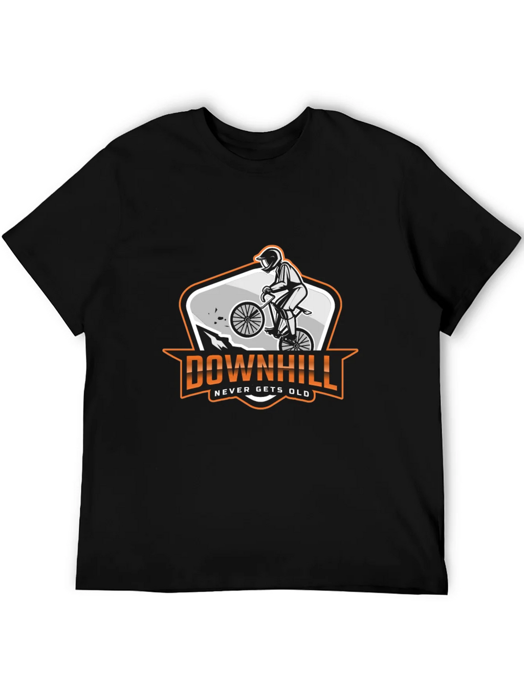 Downhill Biker Graphic T-Shirt - Never Gets Old product image 5