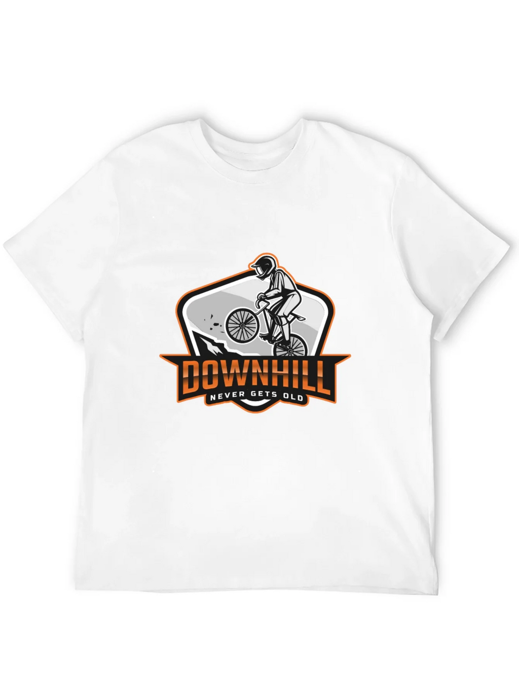 Downhill Biker Graphic T-Shirt - Never Gets Old product image 11