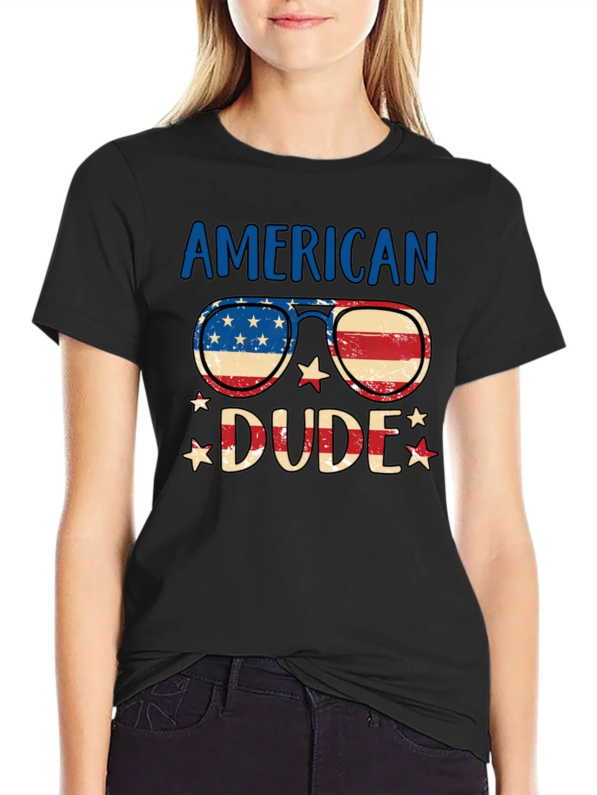 American Dude Patriotic T-Shirt product image 2