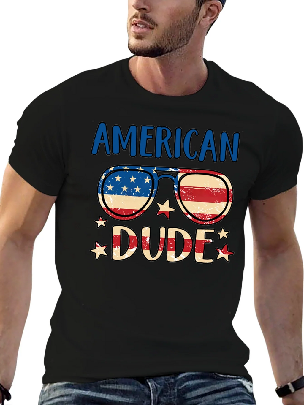 American Dude Patriotic T-Shirt product image 6