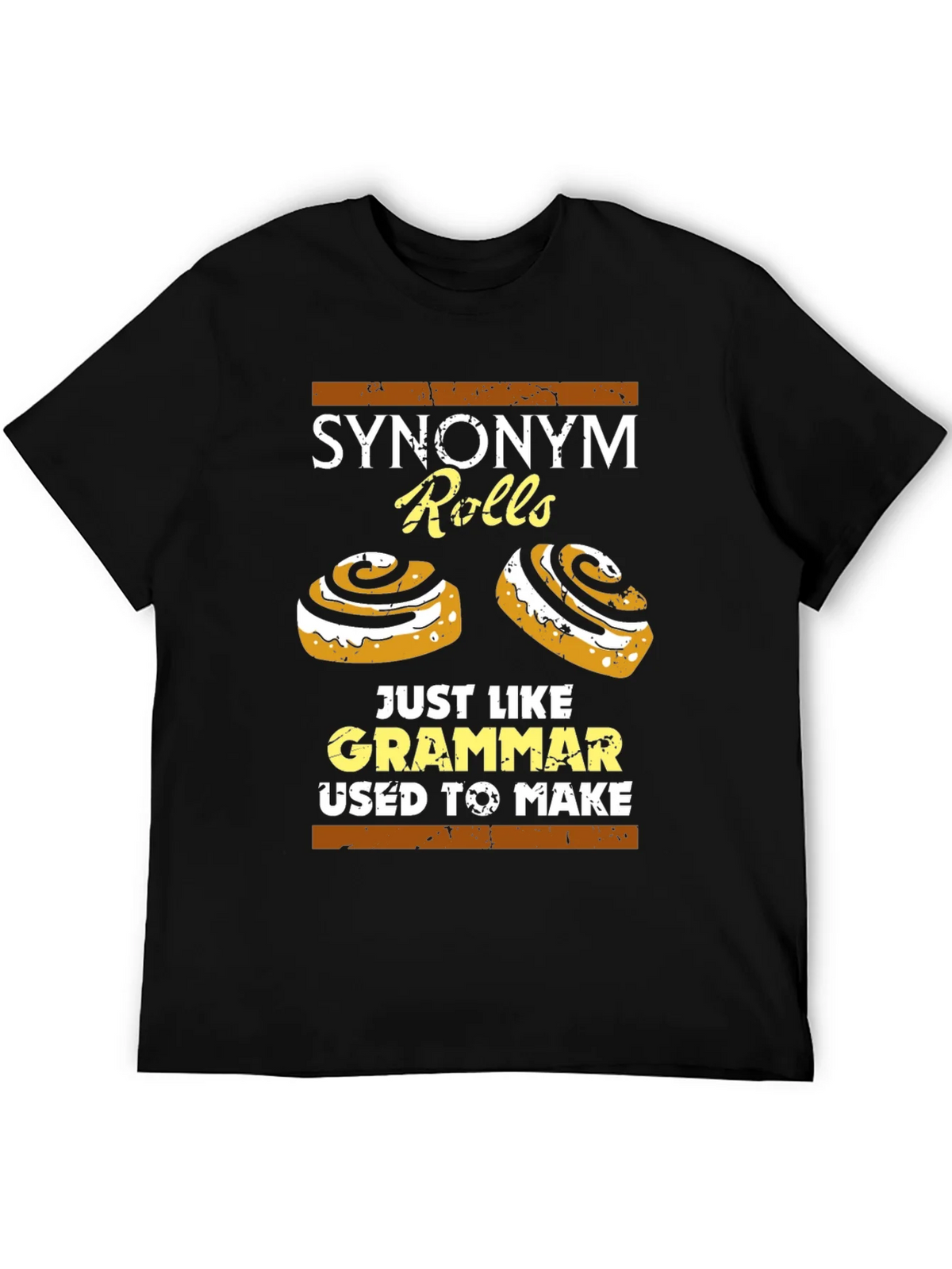Synonym Rolls T-Shirt: Grammar Joke Tee product image 5