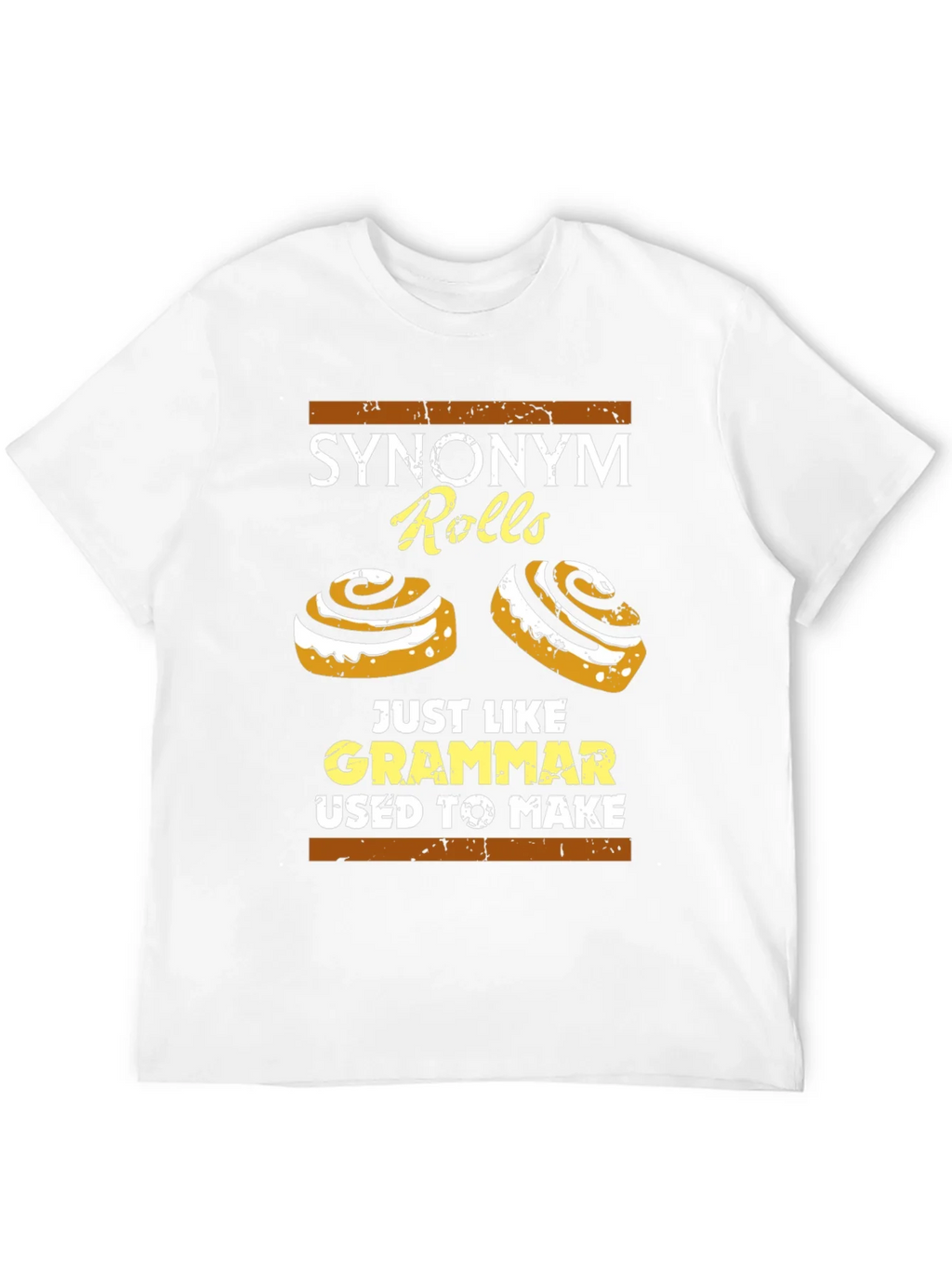 Synonym Rolls T-Shirt: Grammar Joke Tee product image 11