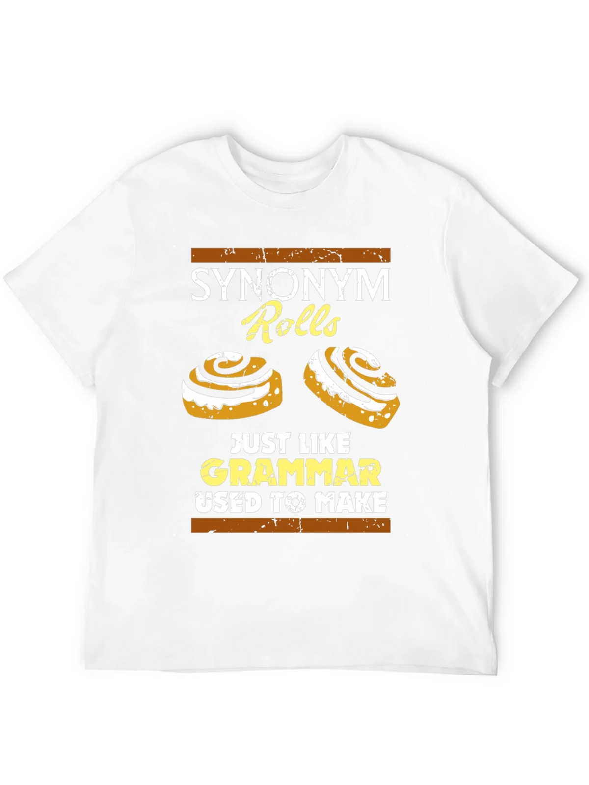Synonym Rolls T-Shirt: Grammar Joke Tee product image 11