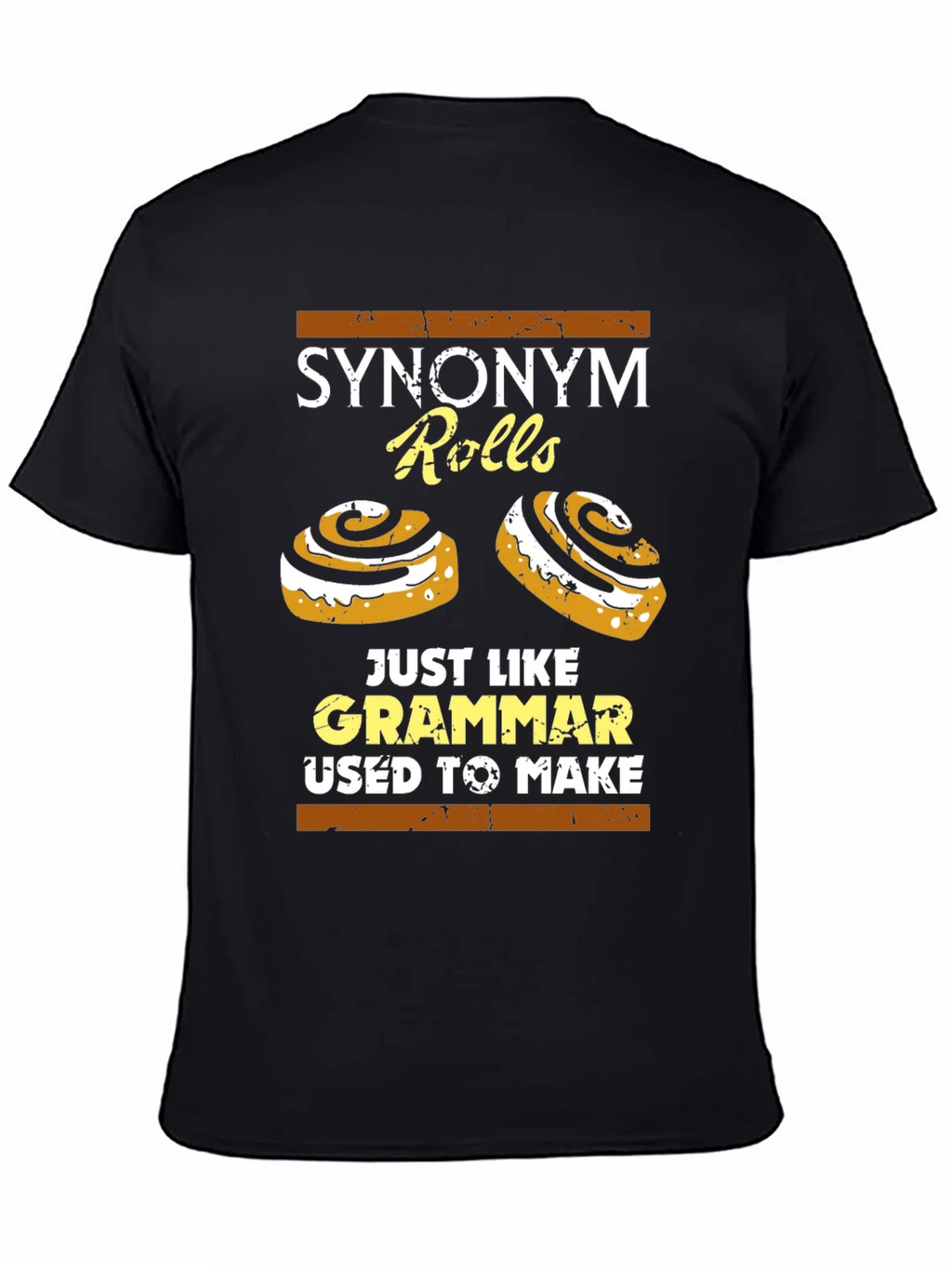 Synonym Rolls T-Shirt: Grammar Joke Tee product image 4