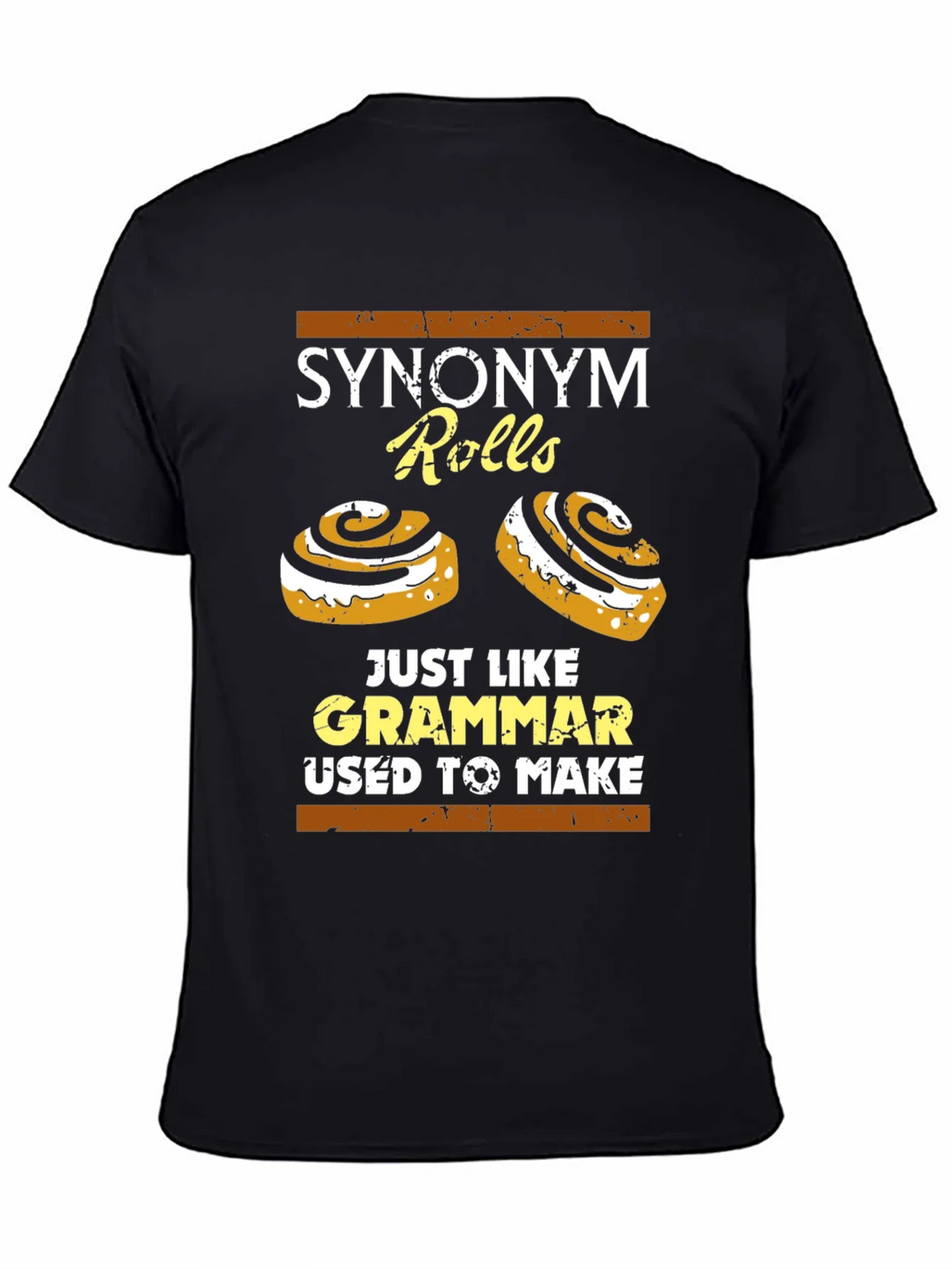Synonym Rolls T-Shirt: Grammar Joke Tee product image 4