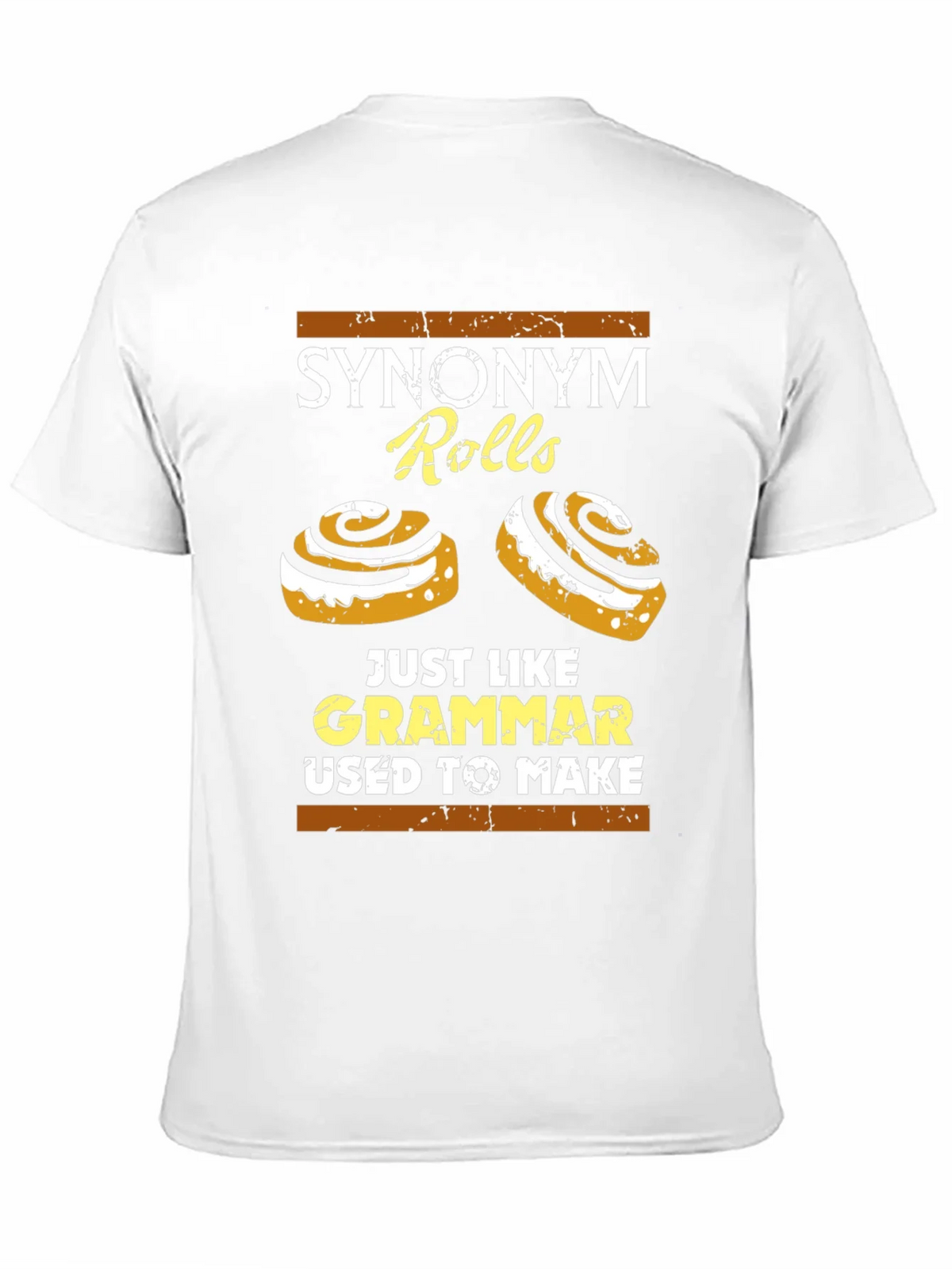 Synonym Rolls T-Shirt: Grammar Joke Tee product image 10