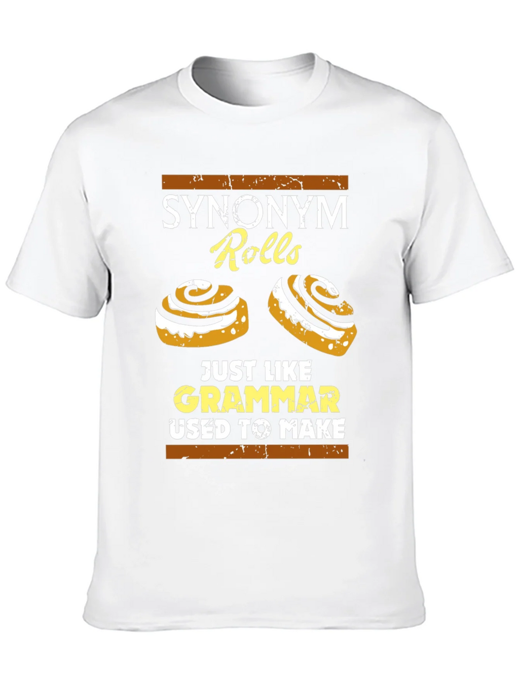 Synonym Rolls T-Shirt: Grammar Joke Tee product image 9