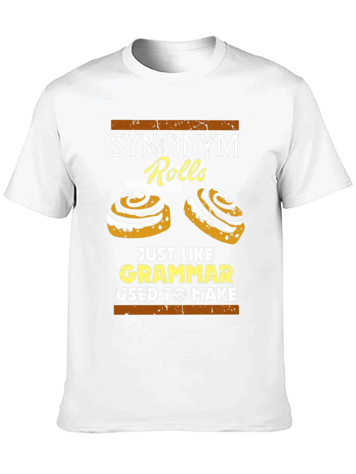 Synonym Rolls T-Shirt: Grammar Joke Tee product image 9