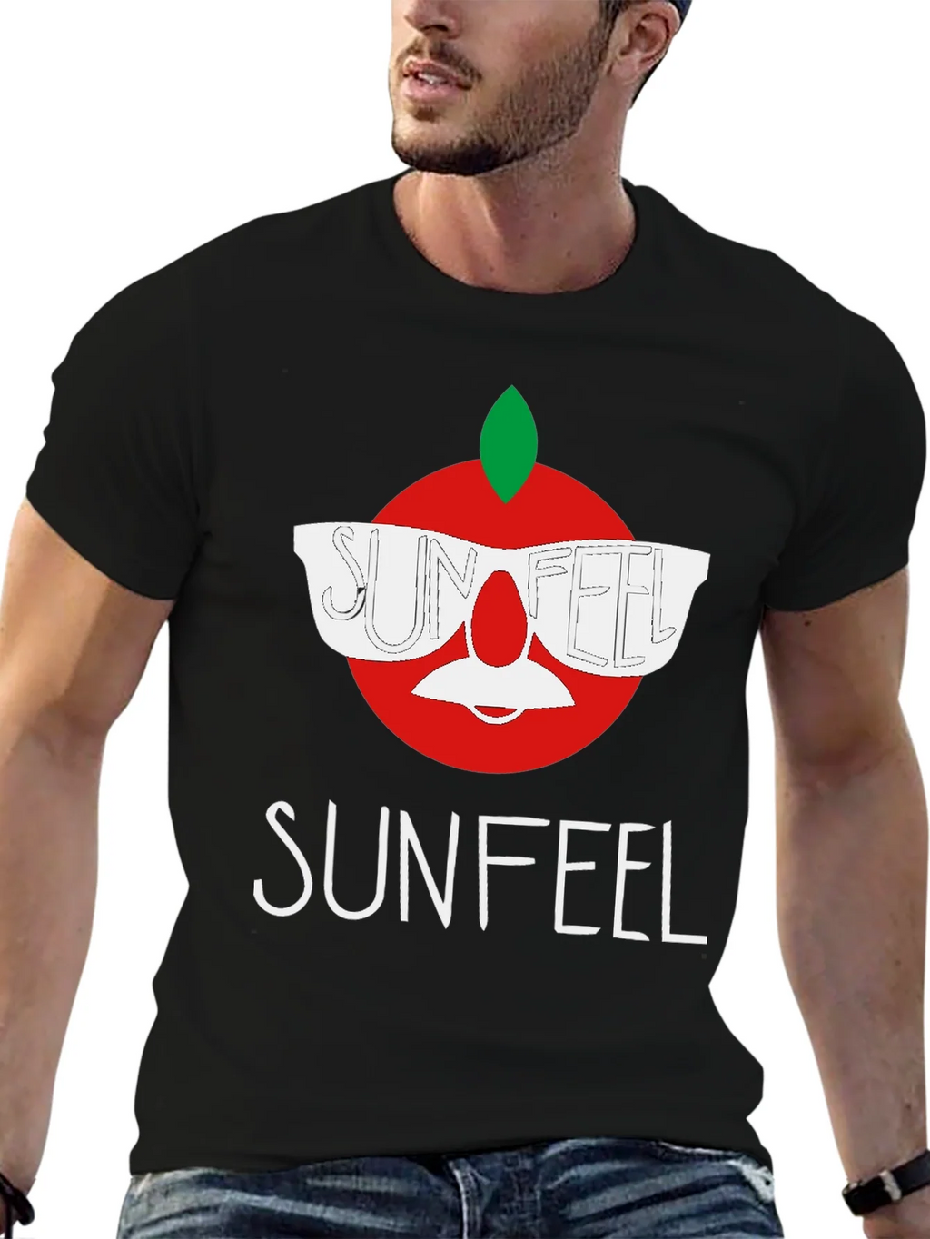 Sunfeel T-Shirt - Funny Apple Design product image 6