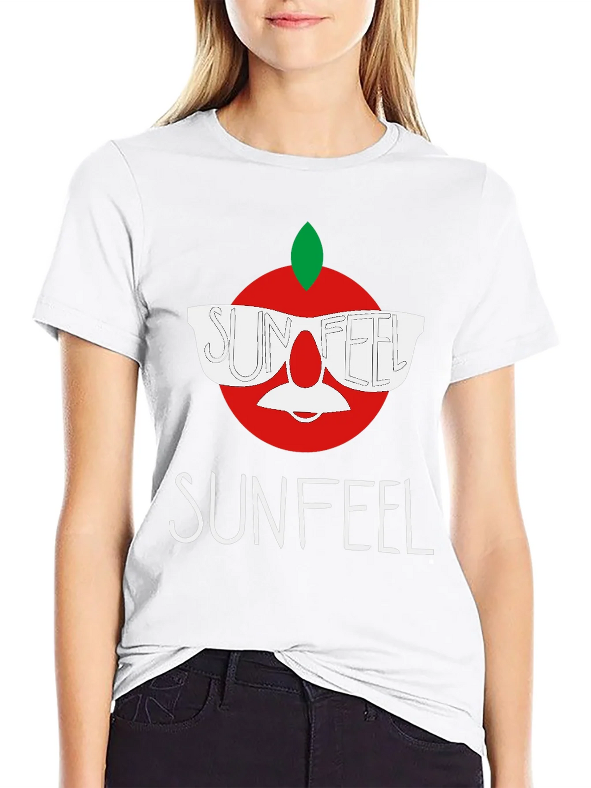 Sunfeel T-Shirt - Funny Apple Design product image 8